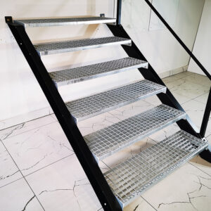 Schody C-system Łagodne -stopnie ocynkowane