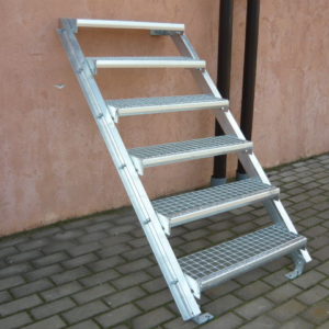 Schody CS-20, CS-25  strome - Ocynkowane, Techniczne